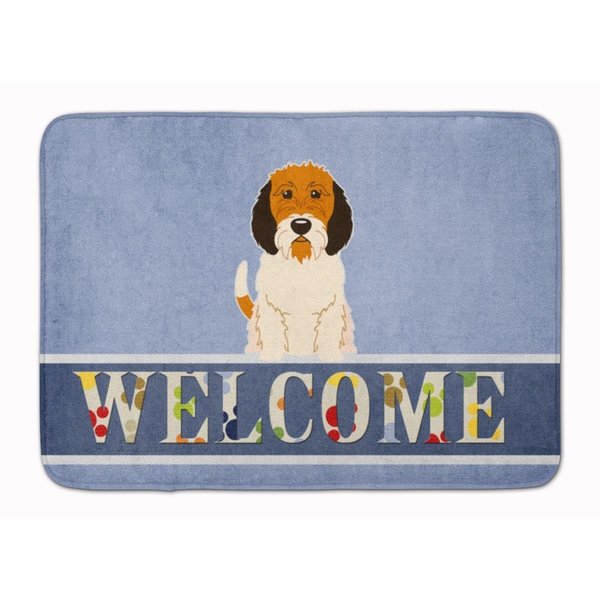 Carolines Treasures Petit Basset Griffon Veenden Welcome Machine Washable Memory Foam Mat BB5660RUG